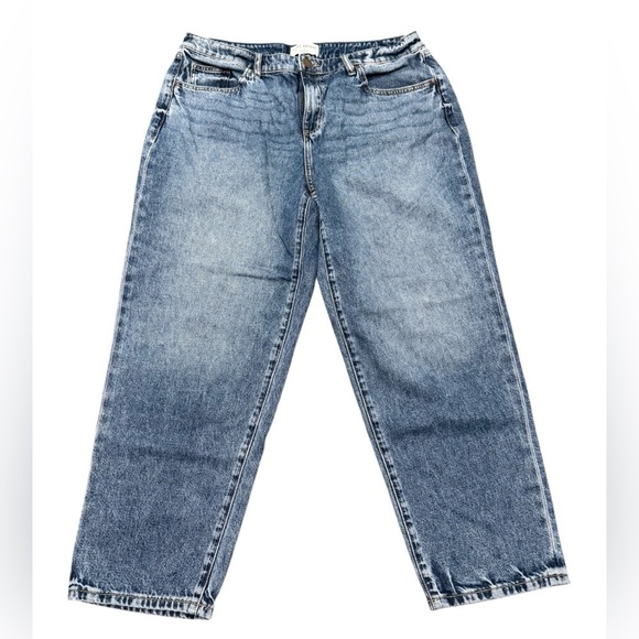Lane Bryant Denim - Lane Bryant Midrise Boyfriend Jean Stonewash Blue Size 14 Stretch